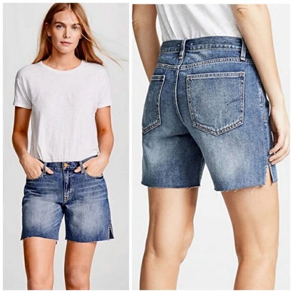 Habitual denim cutoff midi shorts sz 26 style HBJ00540B - Picture 1 of 11